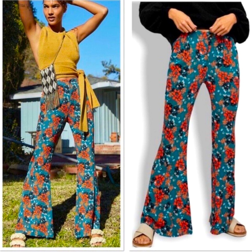 Free People Floral Flared Pants Can't Take My Eyes Off You

New with Tags